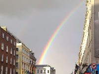 In photos: Spectacular rainbows add a dash of colour to the Dublin sky