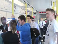 Video: Silent disco on Dublin's Dart