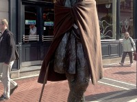 A very dapper looking James Joyce in Dublin this morning...